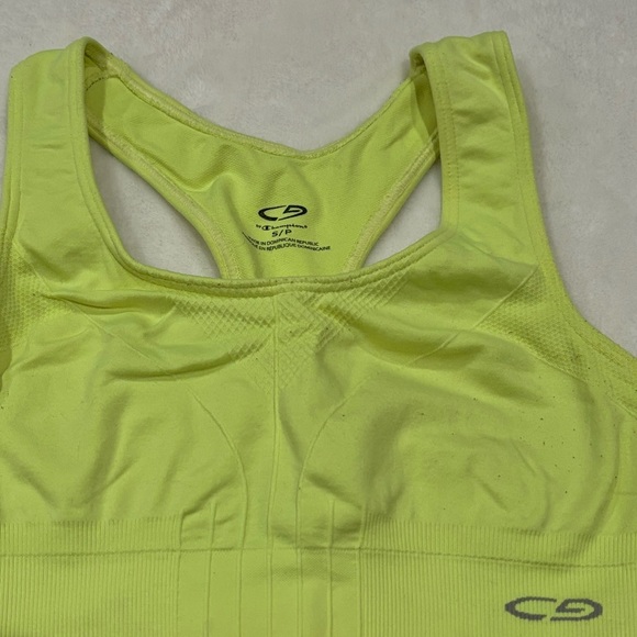 CHAMPION Women’s Activewear Workout Sports Bra - neon yellow, size S - Picture 2 of 5